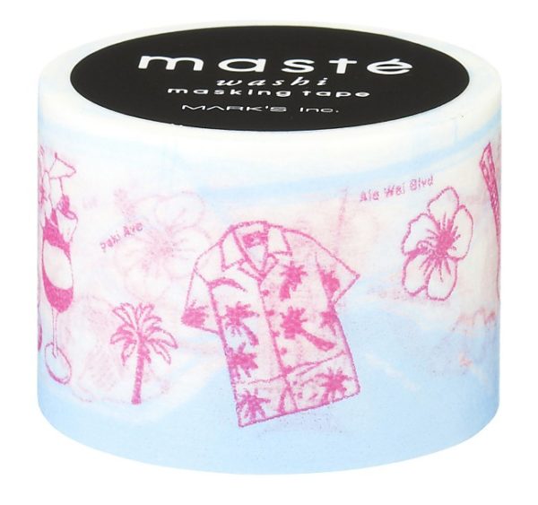 honolulu map washi tape