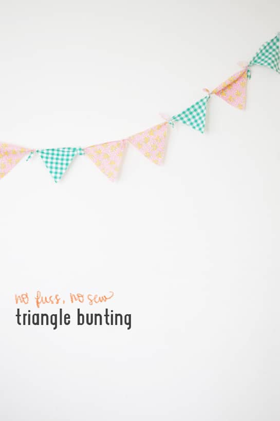 tie no fuss bunting