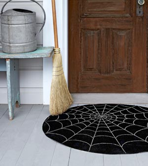 spiderweb doormat