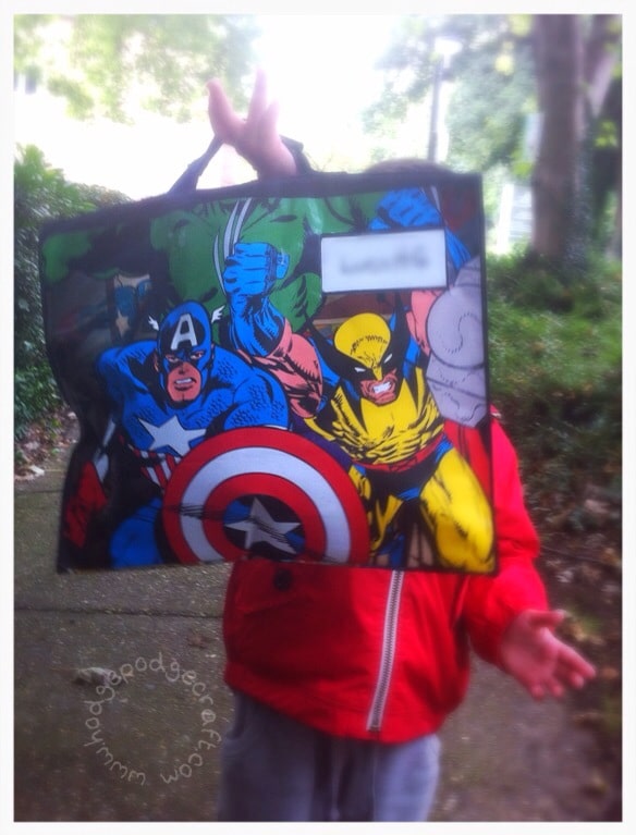 superhero bag hero shot
