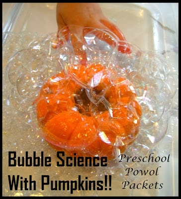 CHEMISTRY bubble science pumpkins