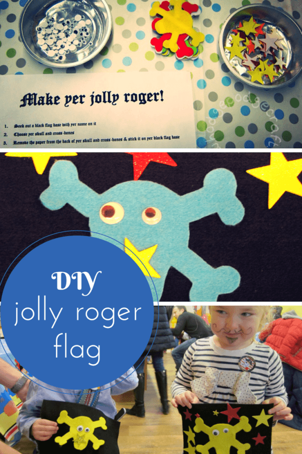DIY jolly roger flag