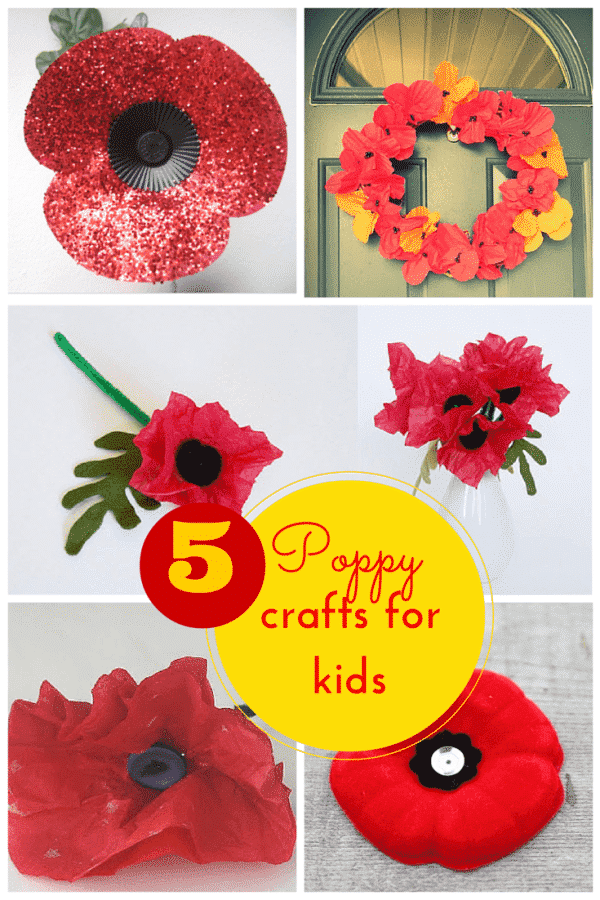 DIY Red Poppies for Memorial Day