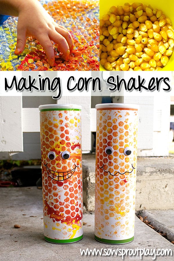 corn shaker music craft