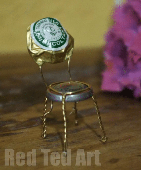 champagne cork mini chair