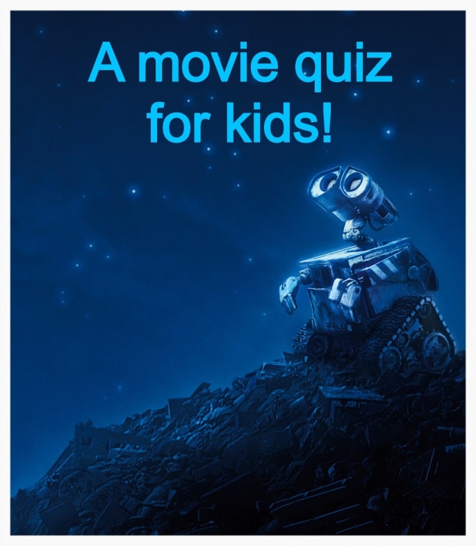 A movie quiz for kids