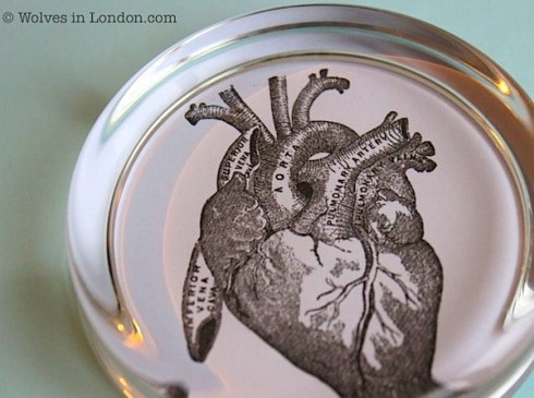 Heart paperweight how-to