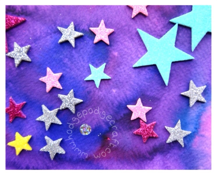 Watercolor Star Craft - Toddler at Play