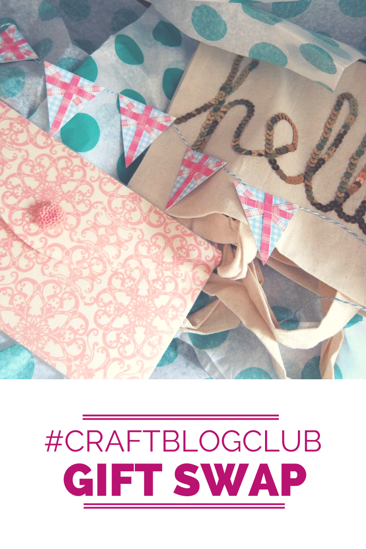 #CraftBlogClub gift swap goodies