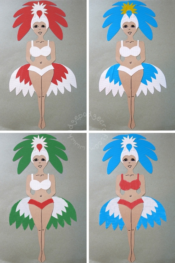 Brazilian Samba Dancer Craft