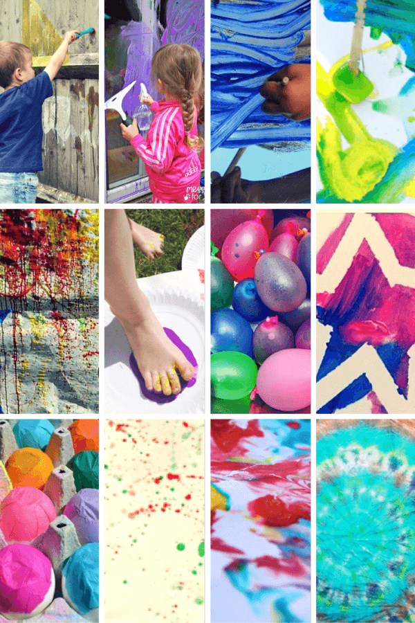 12 messy crafts for Summer