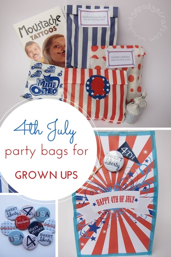 4th July party bags PIN