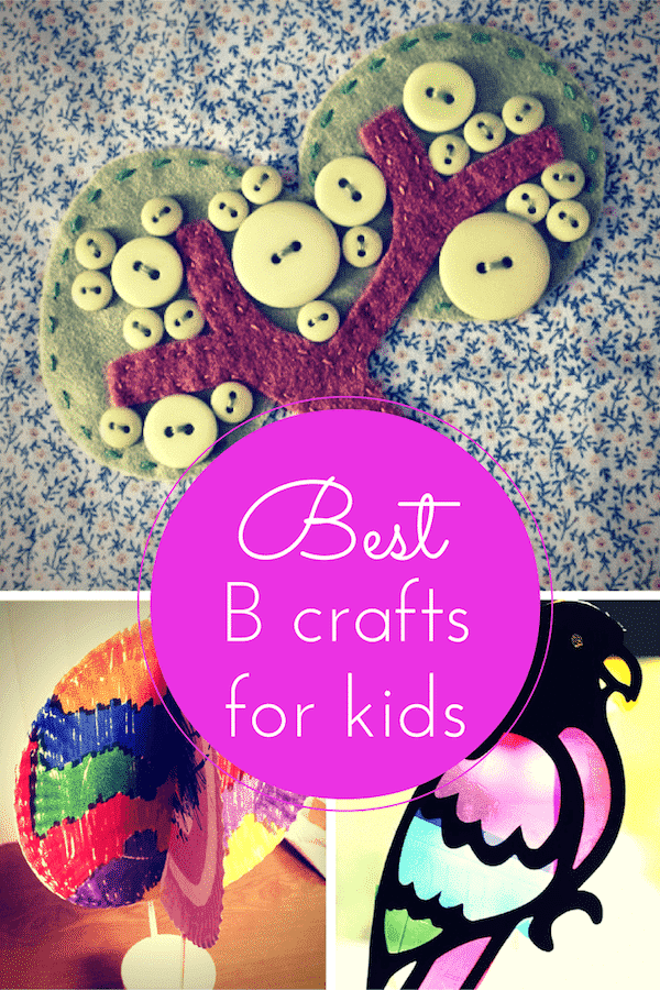 B craft ideas for kids