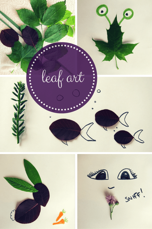 leaf art craft ideas for kids