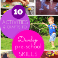 10 easy crafts & activities to prepare kids for pre-school