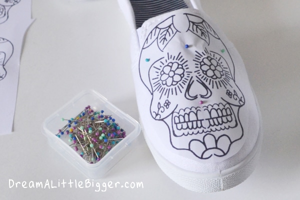 sugar skull shoes