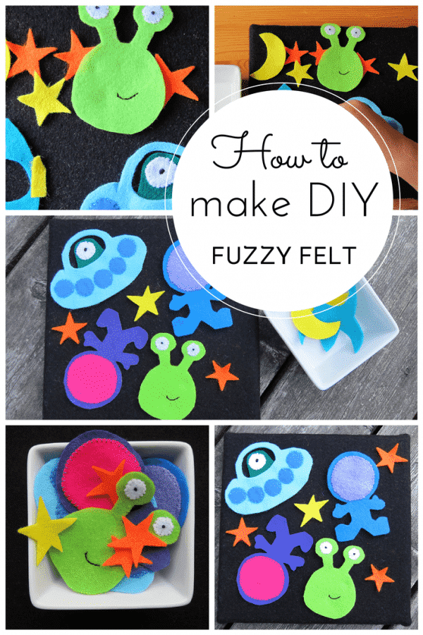 How to make DIY fuzzy felt