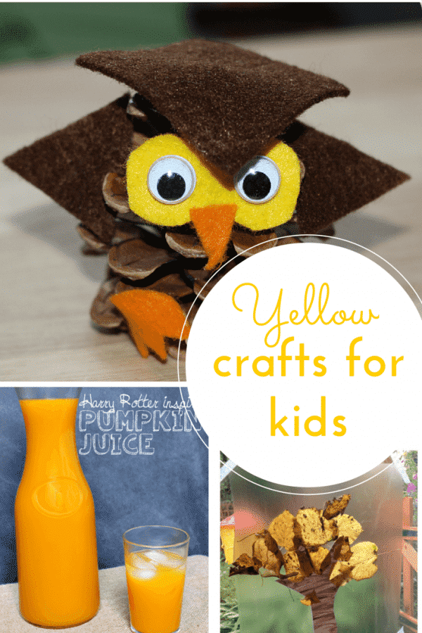 Yellow craft ideas (Y is for yellow)