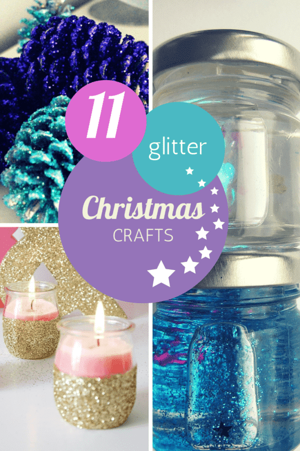 11 pretty Christmas glitter crafts for kids – Hodge Podge