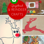 8 gingerbread and reindeer crafts