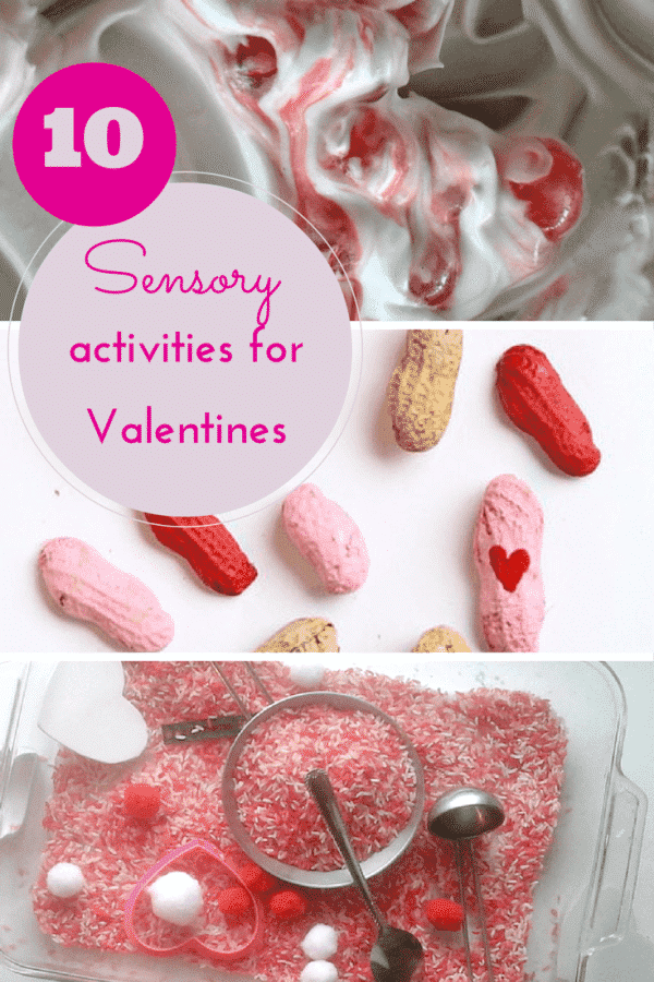 Sensory activities for Valentines Day