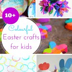 colourful Easter crafts for toddlers