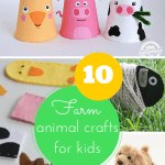 10 farm animal crafts for kids