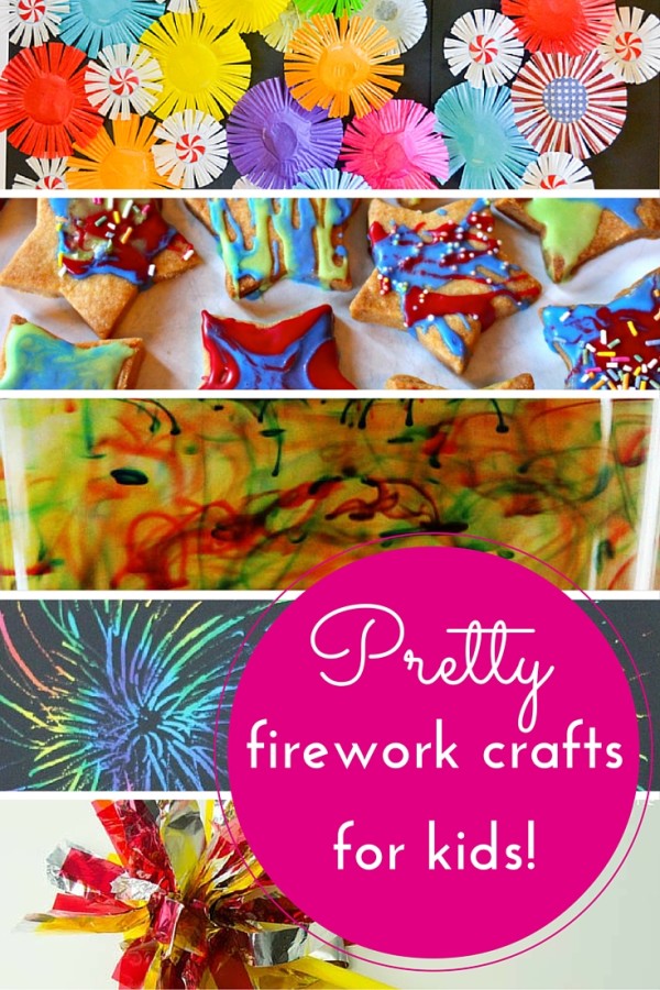 Pretty firework crafts for kids