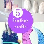 5 feather crafts round up