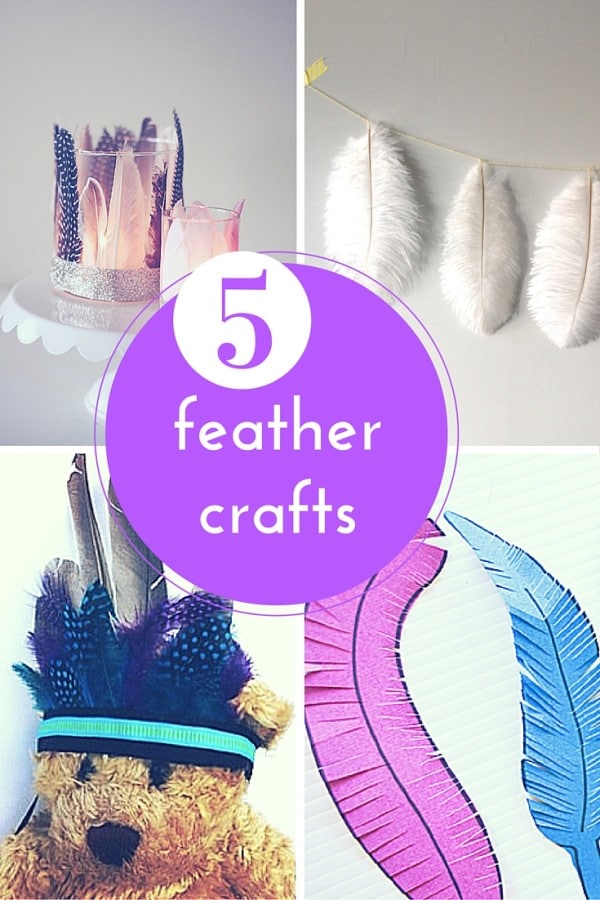 5 feather crafts round up